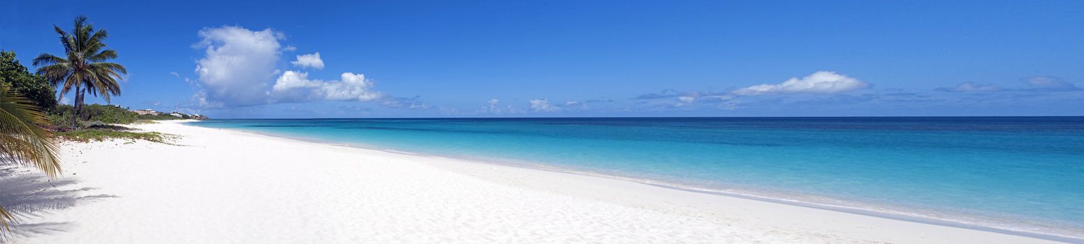 Fantastic view of a Caribbean beach.