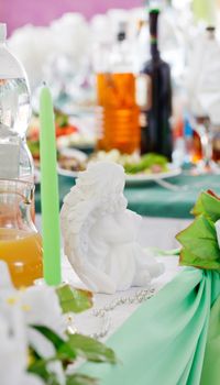 Wedding table setting 