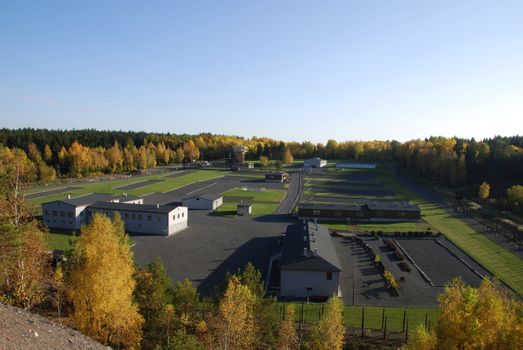 Concentration camp Vojna is a outdoor musem near Pribram, Czech Republic, where used to be detained prisoners of State in the communist era of the country (1948-1989)