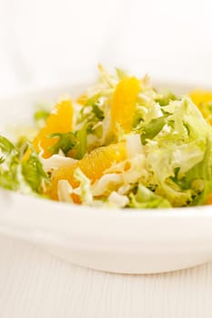 salad with orange