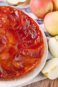 Tarte Tatin with apples