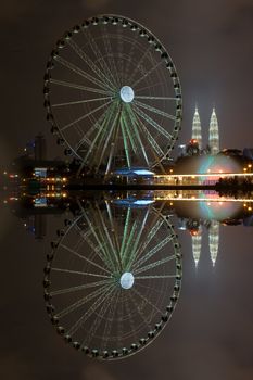 kuala lumpur night view