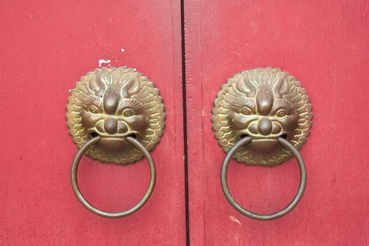 chinese temple door