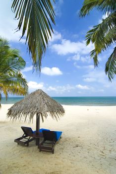 hut on a beach