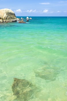 blue beach in malaysia