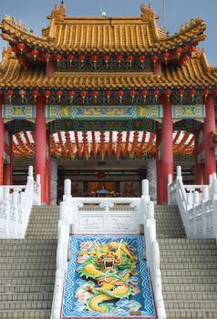 chinese temple thean hou gong in malaysia