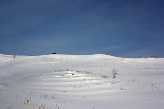 Snow on the hill