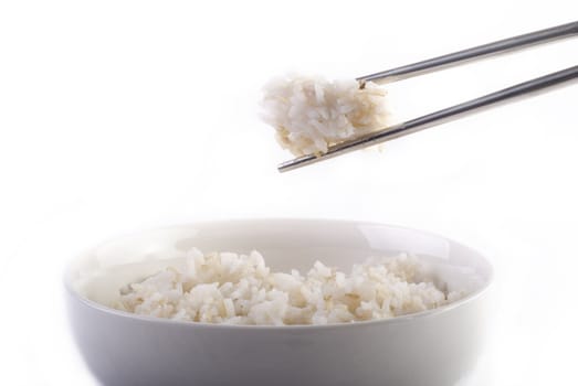 bowl with rice 