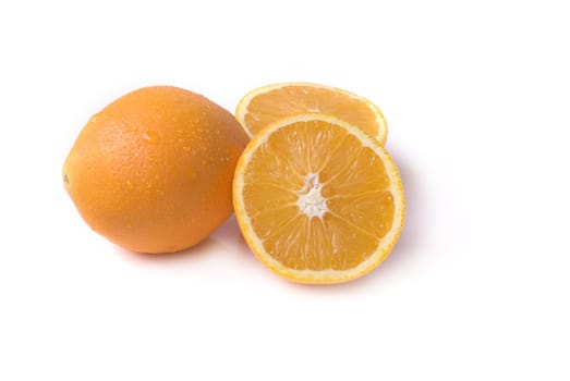 isolated oranges