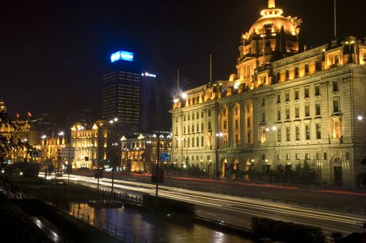 shanghai the bund night view