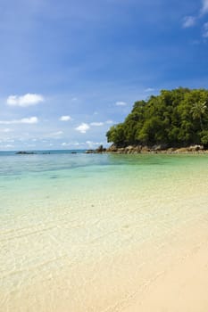 blue beach in malaysia