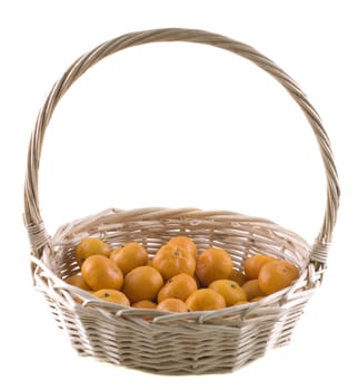 mandarin oranges in a basket