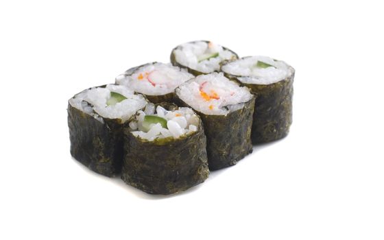 isolated sushi