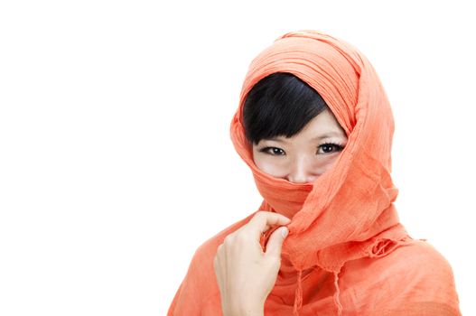close up photo of islamic women wearing veil
