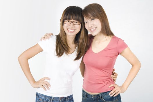 asian college student friends female