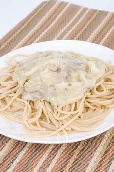 Spaghetti carbonara pasta