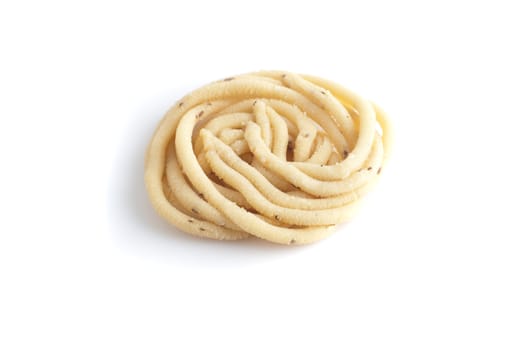 muruku famous south indian snack isolated in white