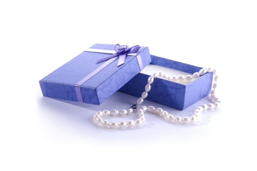present box isolated in white