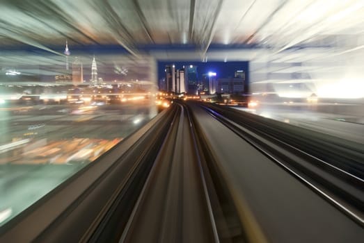 moving urban night transport ,the city of kuala kumpur