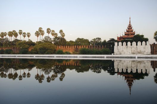 mandalay fort in myanmar