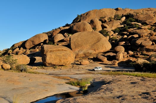Bull's Party, a group of huge boulders, at Ameib in the Erongo Mountains near Usakos, Namibia