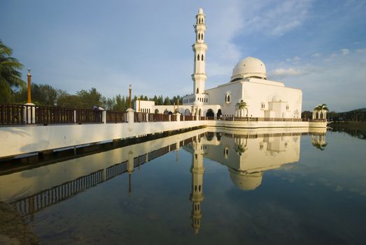 mosque with relfection