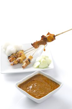 famous food, malaysian satay