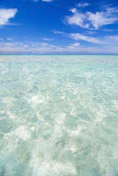 Blue water at Island Perhentian Kecil, Malaysia. 