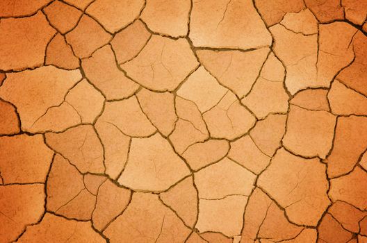 Dry cracked earth texture 