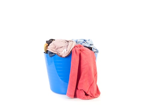 clothes for washing on a white background
