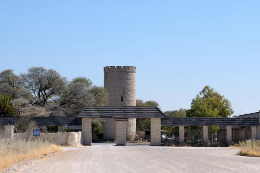 The Okaukeujo Rest Camp in the Etosha National Park, Namibia