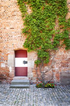 An image of a nice old door