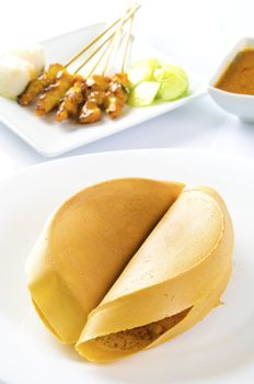 Asian sweet pancake, apam balik