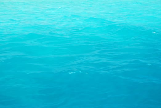 Beautiful turquoise clear water of a tropical sea - background