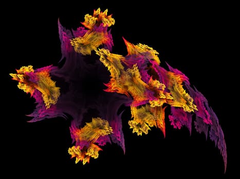Star looking flower fractal