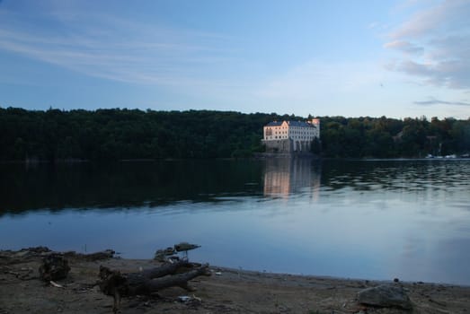 Orlik castle - Czech medieval stronghold in the Southern Bohemia