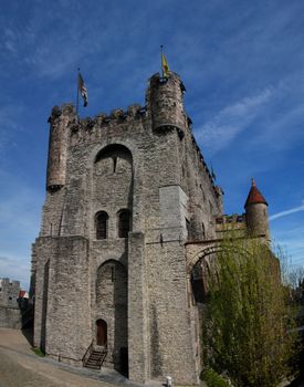 Gravensteen castle. Gent, Belgium 