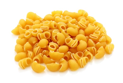 Call pasta macaroni with elbow trimmed spline and isolated