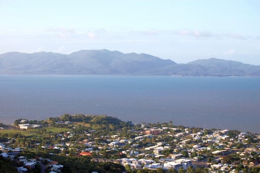 View from Castle Hill lookout, Townsville, Australia