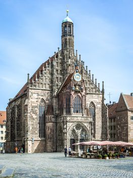 An image of a nice church in Nuremberg Bavaria Germany