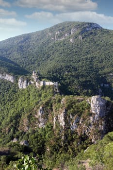 abandoned fortress landscape