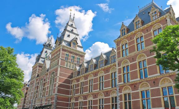 Rijksmuseum in Amsterdam. Netherlands 