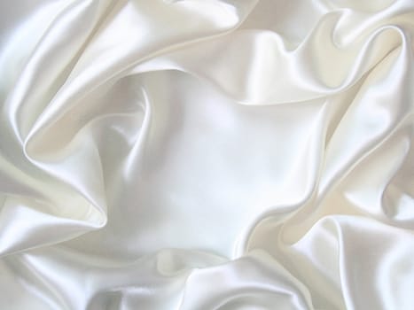 Smooth elegant white silk can use as wedding background