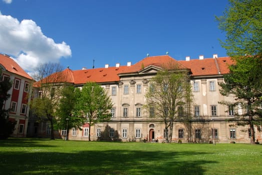 Czech gothic monastery in Plasy,Czech republic