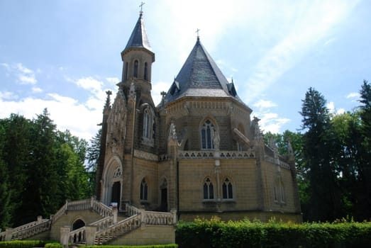 Old castle - medieval  tomb of Czech nobility