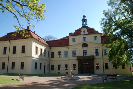 Czech baroque castle Mirosov