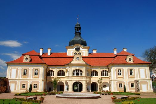 Czech baroque castle Nebilovy near Plzen