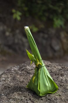 A traditional votive offering in Hawaii