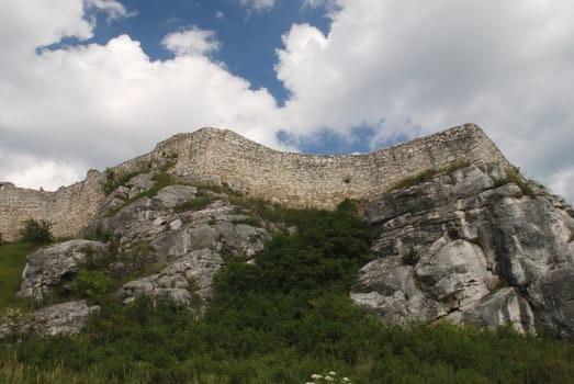 Ancient Slovak castle Spissky hrad 