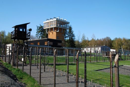 Labour concentration camp Vojna near Pribram, Czech republic reminds of communist torture